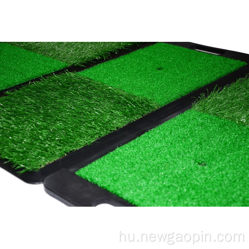 Amazon hordozható kettős gyep golfgyakorló szőnyeg